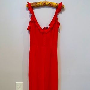 Red-hot, float romper